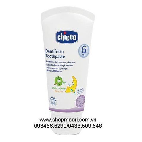 KEM ĐÁNH RĂNG CHICCO HƯƠNG CHUỐI 6M+ - Ý