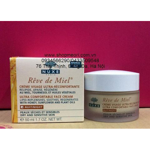 KEM DƯỠNG DA MẶT BAN ĐÊM NUXE 50ML - PHÁP