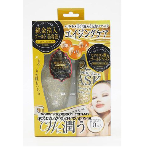 MẶT NẠ PURE 5 GOLD ESSENCE VÀ MASK TINH CHẤT VÀNG
