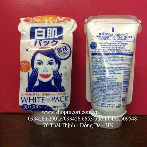 MẶT NẠ TRẮNG DA WHITE PACK UTENA- NHẬT 140g