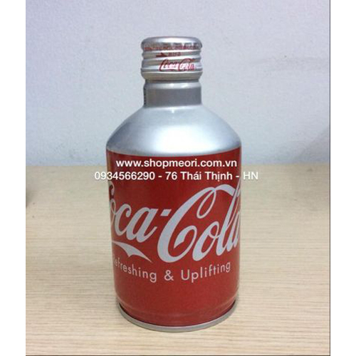 NƯỚC NGỌT COCA COLA CHAI NHÔM NẮP VẶN 300ML- NHẬT