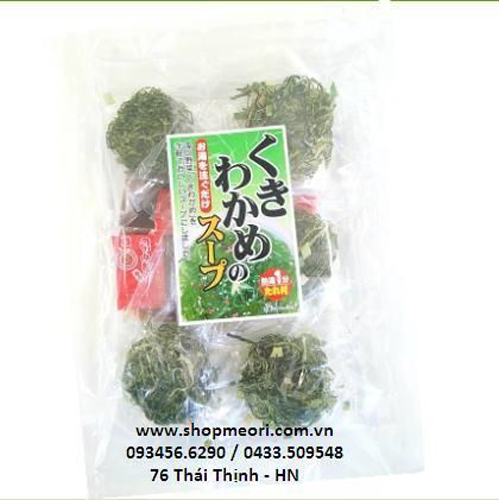 RONG BIỂN KHÔ NẤU CANH 6 GÓI - NHẬT