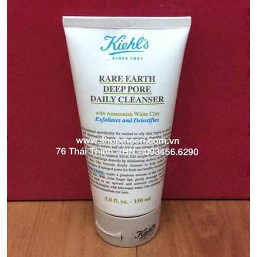 Sữa Rửa Mặt Kiehl S Rare Earth Deep Pore Daily Cleanser 150ml Oricare