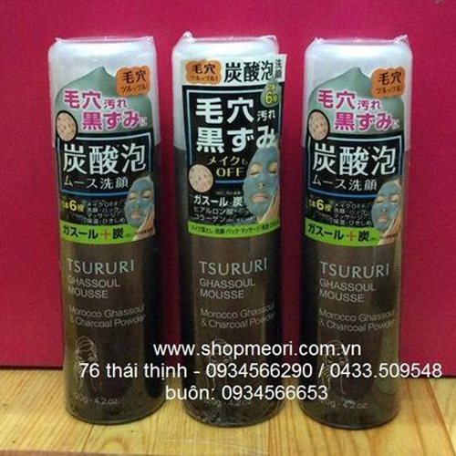 SỮA RỬA MẶT THẢI ĐỘC 6IN1 TSURURI DẠNG BỌT 120G- NHẬT