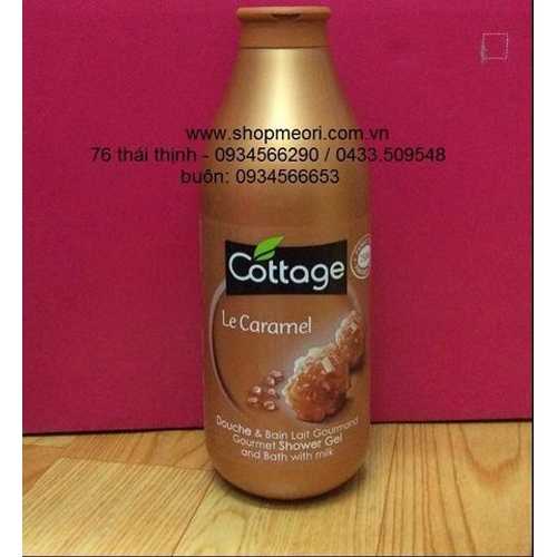 SỮA TẮM COTTAGE 750ML- PHÁP (HƯƠNG CARAMEL)