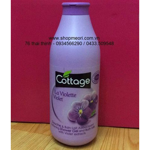 SỮA TẮM COTTAGE 750ML- PHÁP ( HƯƠNG VIOLET )