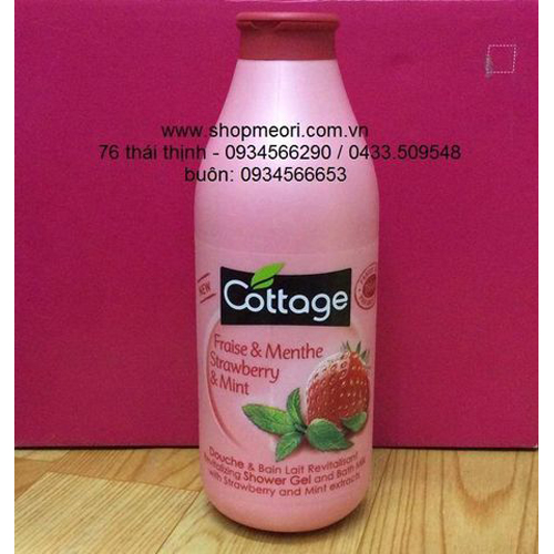 SỮA TẮM COTTAGE HƯƠNG DÂU 750ML- PHÁP