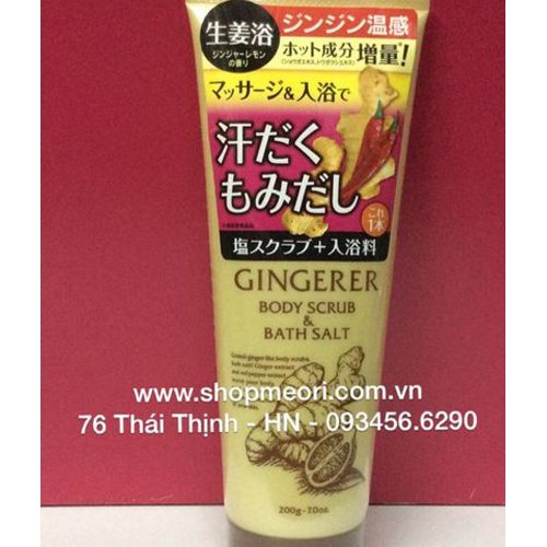 SỮA TẮM GINGERER TẨY DA CHẾT GIẢM MỠ CHIẾT XUẤT TỪ GỪNG ỚT