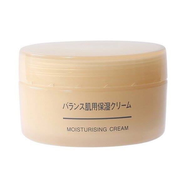 Kem dưỡng ẩm cân bằng da Muji Moisturising Cream 50g ( màu cam) - Nhật
