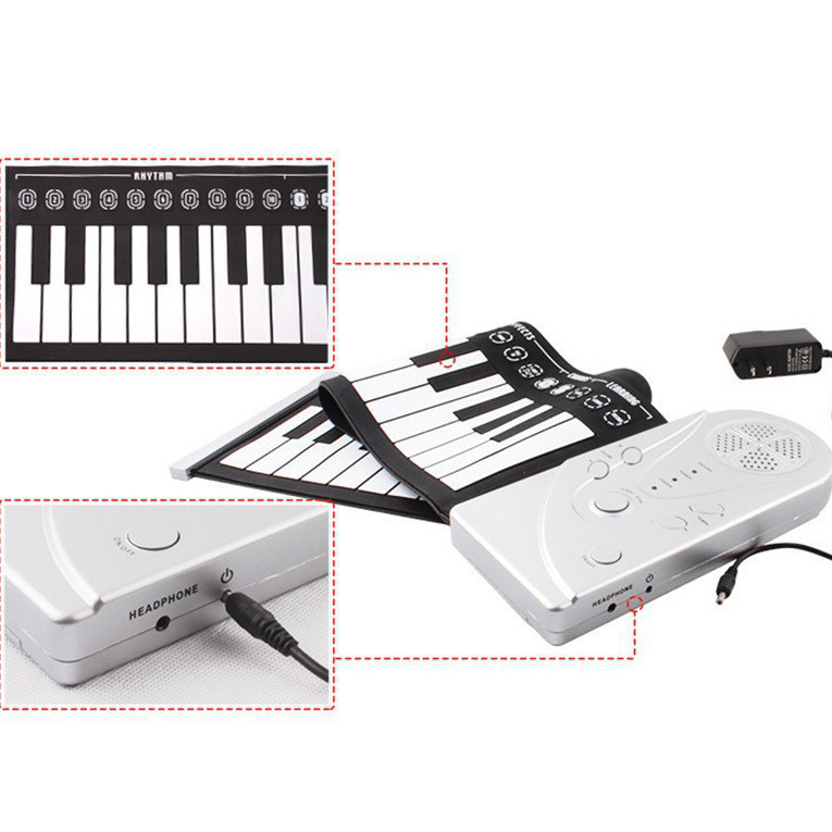 Đàn Piano cuộn 49 phím mềm Soft Keyboard