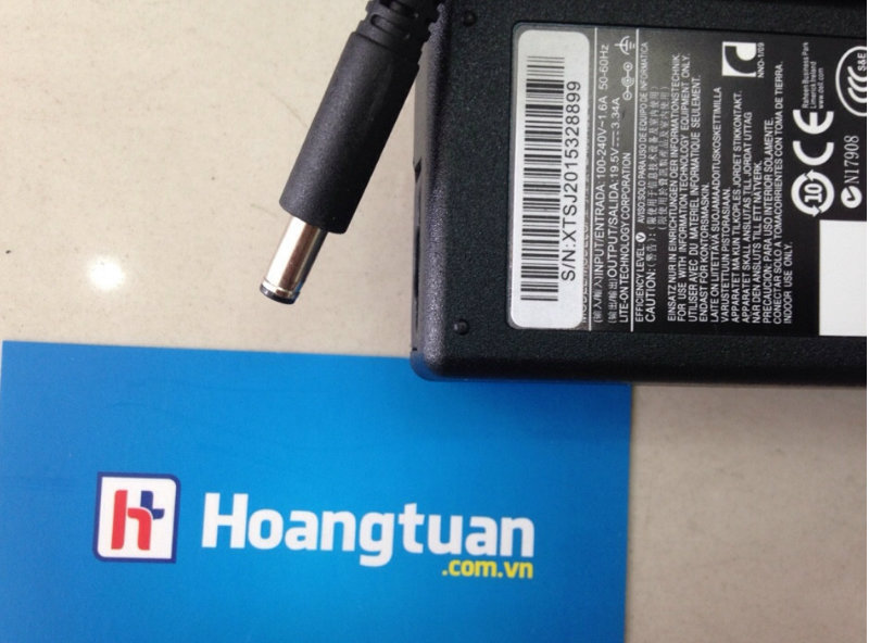 Sạc Dell 19.5v -  3.34A đầu kim nhỏ