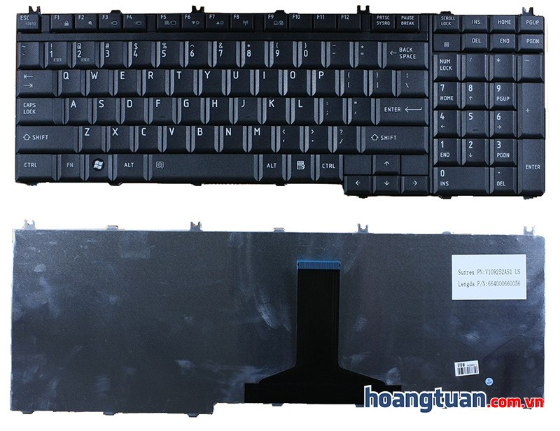 Bàn phím laptop Toshiba Satellite A500 A505 A505D Keyboard