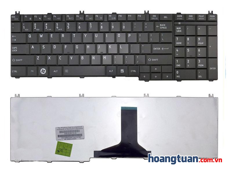 Bàn phím laptop Toshiba Satellite C655 C655D Keyboard Keyboard