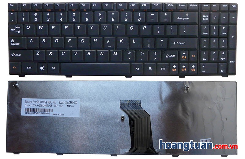 Bàn phím laptop Lenovo G560 G565 Keyboard