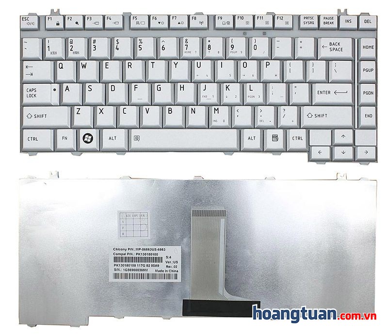 Bàn phím Toshiba Satellite  A210 A215 M300 A200 A205 keyboard Keyboard 