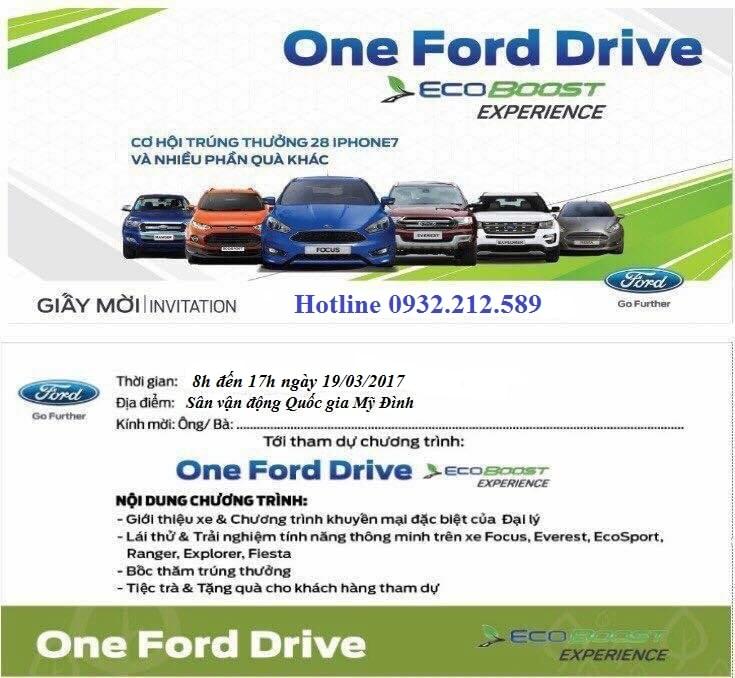 Chương trình lái thử các dòng xe Ford ngày 19/03/2017 Chương trình lái thử các dòng xe Ford ngày 19/03/2017