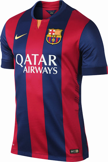 Quần áo bóng đá Barca sân nhà 2014-2015