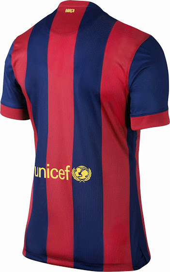 Quần áo bóng đá Barca sân nhà 2014-2015