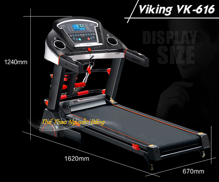 Máy chạy bộ điện Viking VK-616