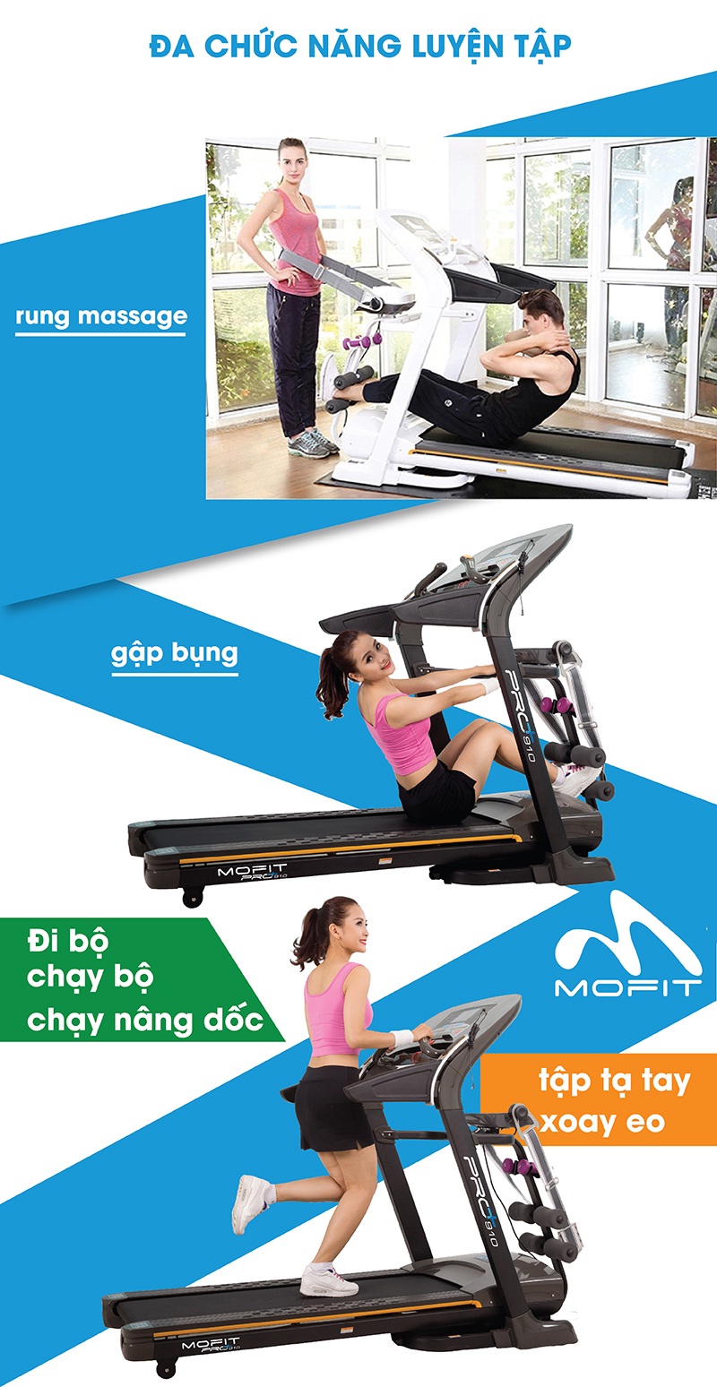 Máy chạy bộ MOFIT PRO 910