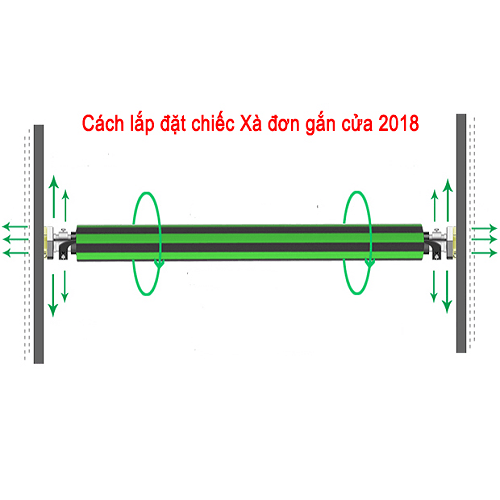 Xà đơn gắn cửa 80-130cm New 2018