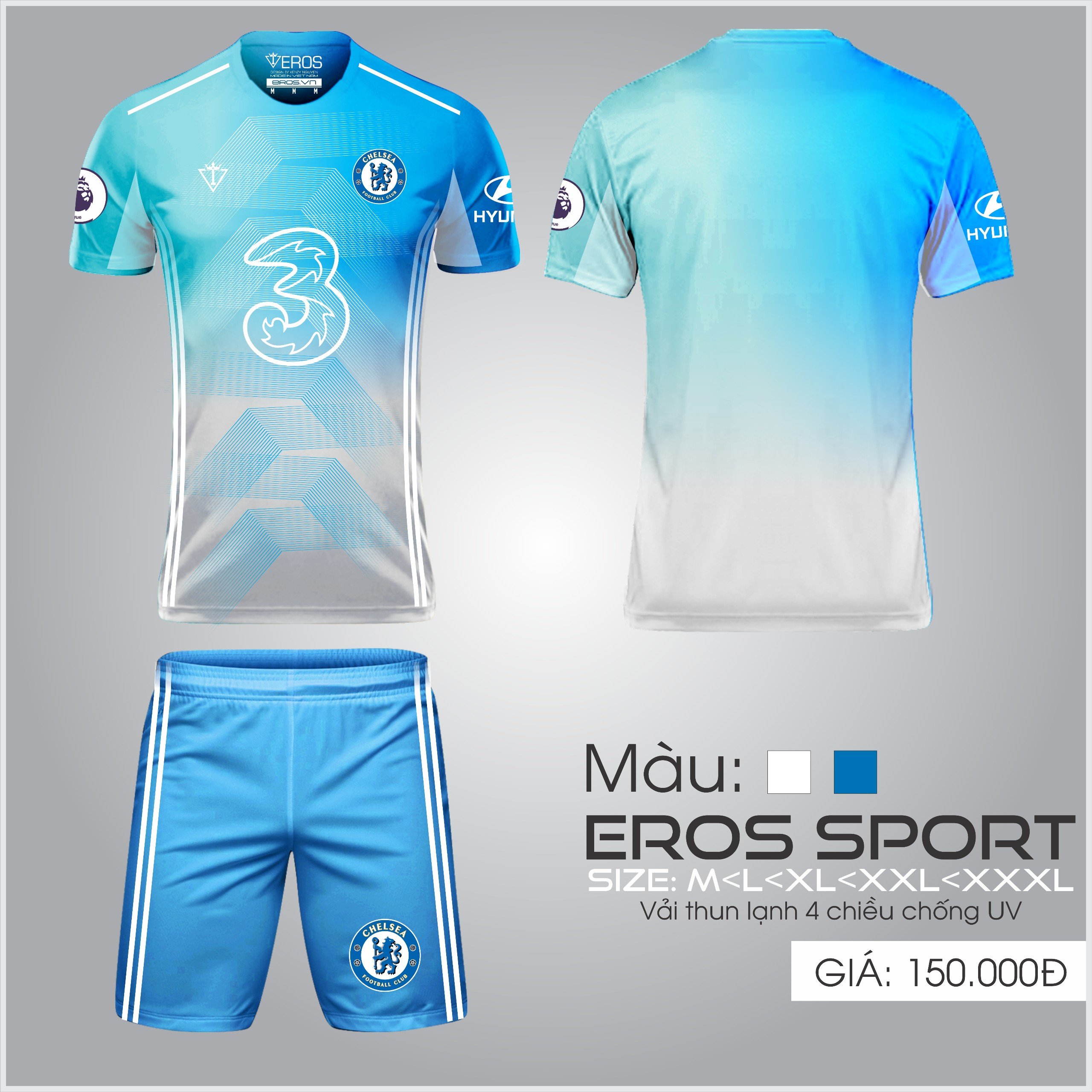 BỘ THỂ THAO XANH CHELSEA 2020
