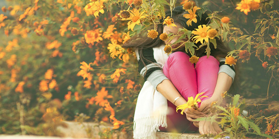 ảnh đẹp bên hoa dã quỳ