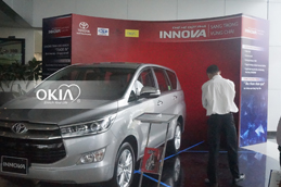 OKIA with the launching event of Toyota Innova 2016
