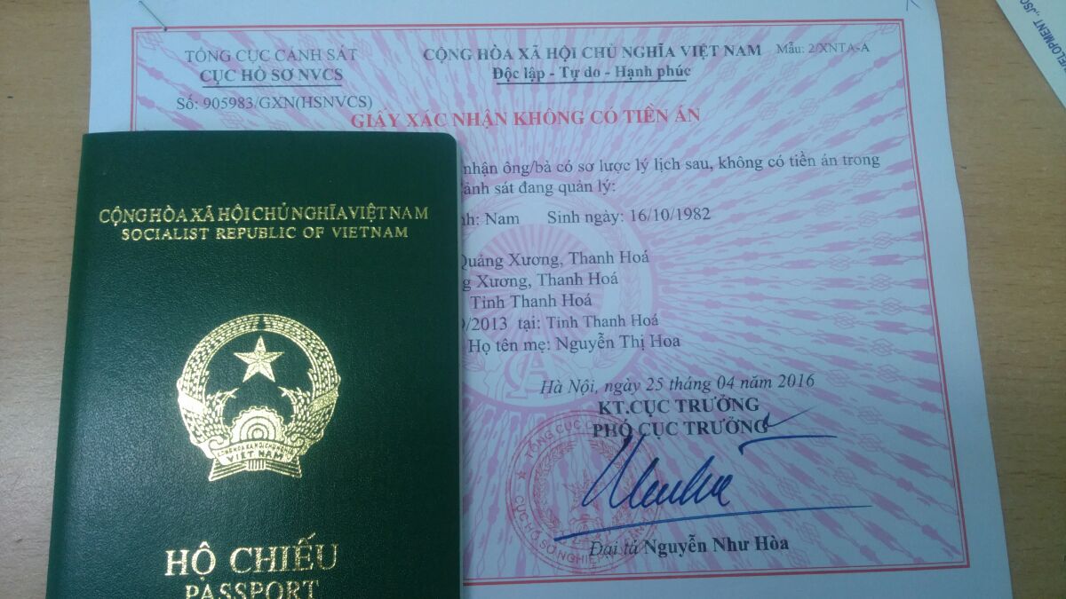 GIÁY TỜ CẦN THIẾT KHI LÊN TUYỂN