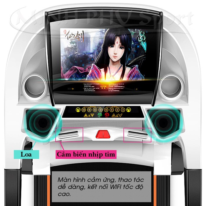 Máy chạy bộ điện HQ-9600