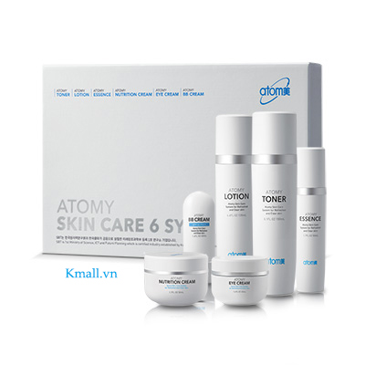 Bộ 6 sản phẩm chăm sóc da ATOMY 6 SYSTEM