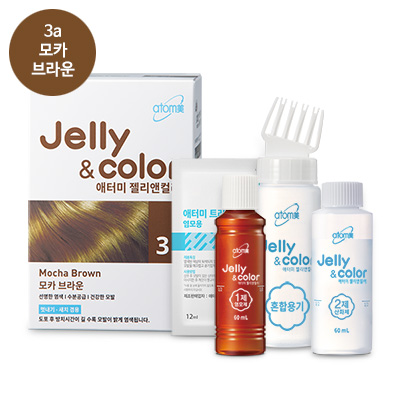 Thuốc nhuộm tóc Atomy Jelly & Color màu Mocha Brown 3A