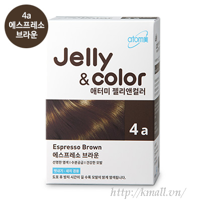 Thuốc nhuộm tóc Atomy Jelly & Color màu Espresso Brown 4a