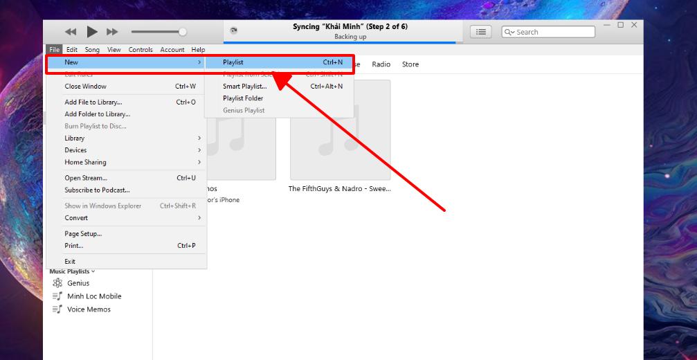 copy nhạc từ máy tính vào iphone