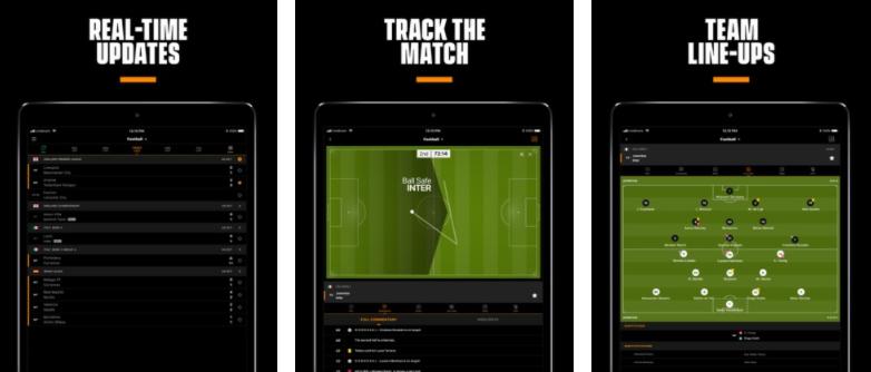 ứng dụng xem bóng đá trên iPhone - LiveScore