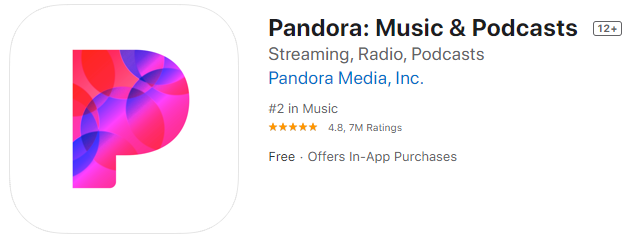 ứng dụng nghe nhạc miễn phí cho iPhone -Pandora