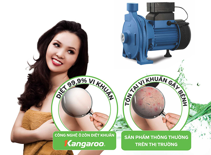 máy bơm kháng khuẩn kangaroo