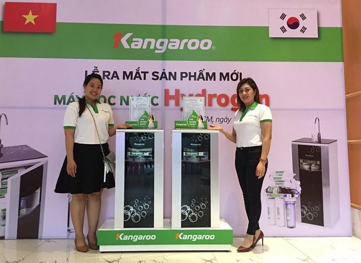 Máy lọc nước Kangaroo Hydrogen với công nghệ tạo nguồn nước khỏe Hydrogen