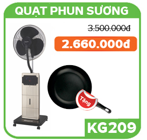 quạt phun sương kangaroo