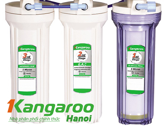 3 Lõi lọc thô trong Máy lọc nước Kangaroo Hydrogen