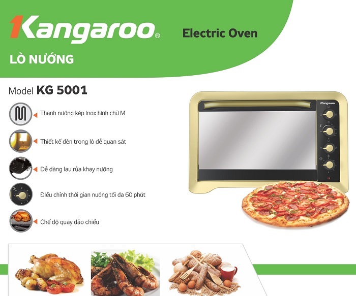 Lò nướng Kangaroo KG5001