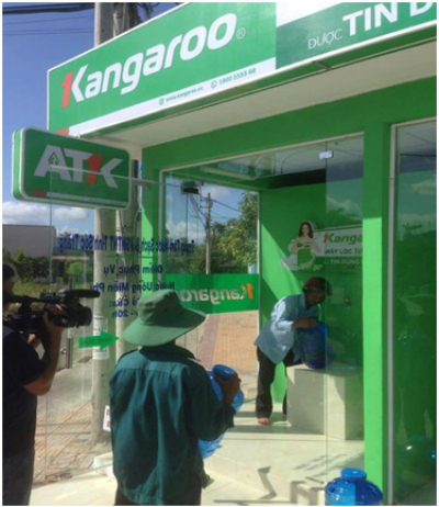 lắp đặt máy lọc nước kangaroo