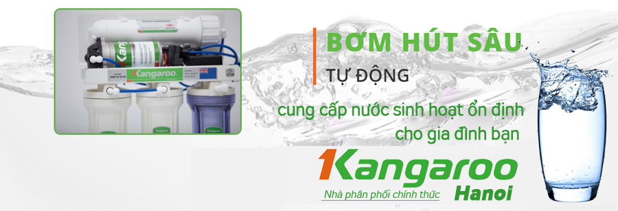 Máy lọc nước Kangaroo Hydrogen đảm bảo cung cấp nước ổn định cho nhu cầu sinh hoạt