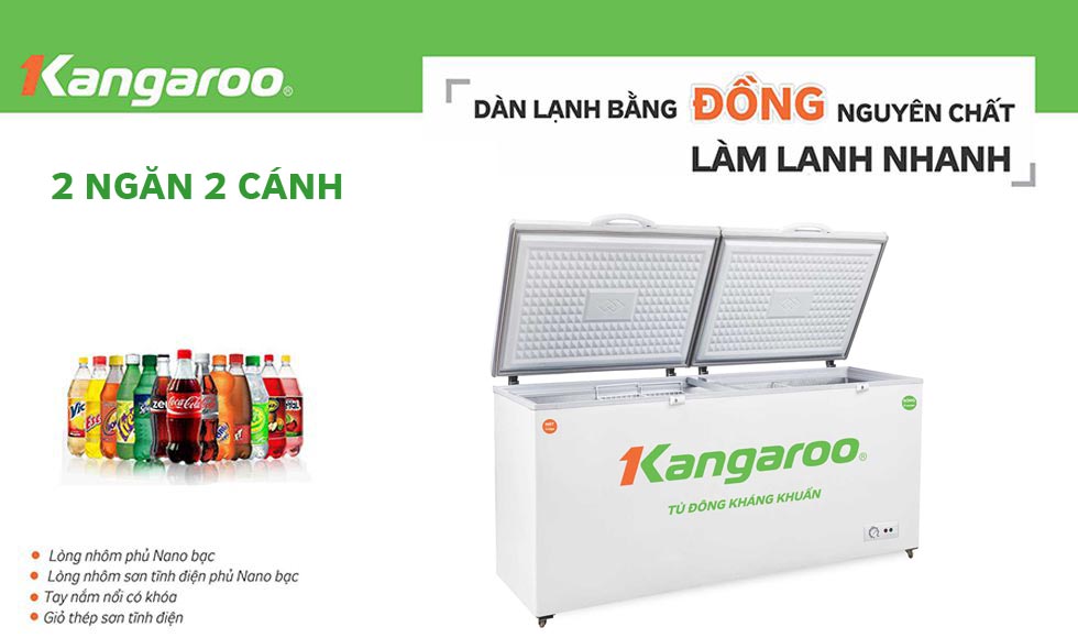 Tủ đông kháng khuẩn Kangaroo KG566C2