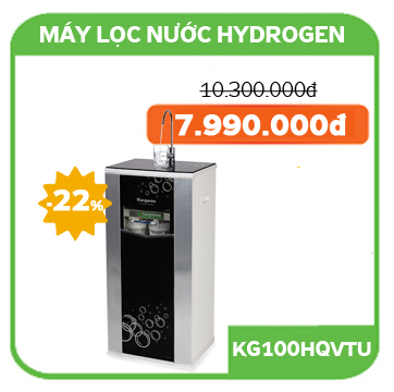 Giá bán Máy lọc nước Kangaroo Hydrogen KG100HQ vỏ tủ VTU đen