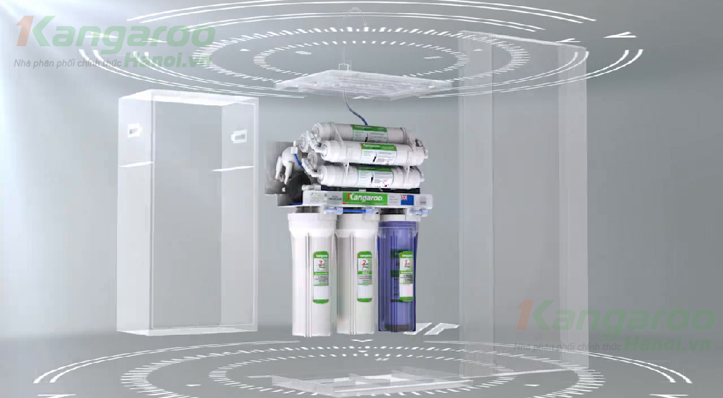 Máy lọc nước Kangaroo Hydrogen được thiết kế đáp ứng với nhiều nguồn nước khác nhau