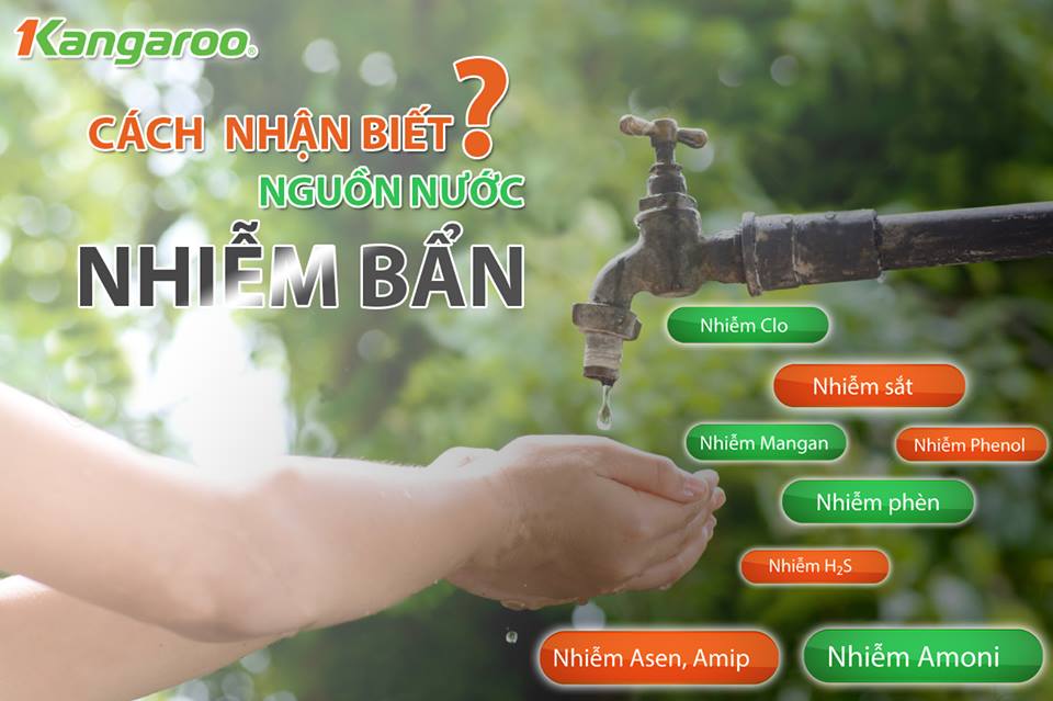 Kiểm tra nguồn nước nhiễm bẩn và cách khắc phục