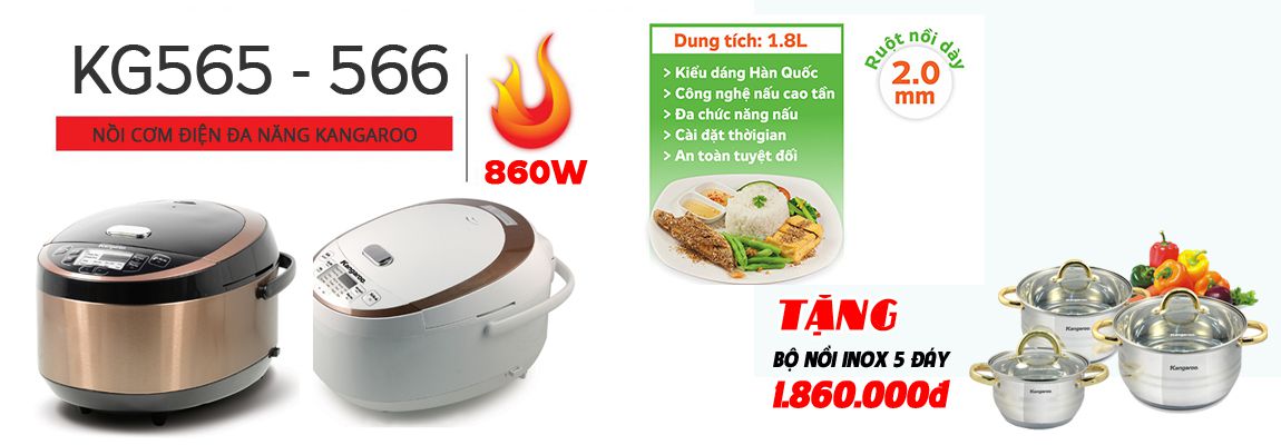 ctkm Nồi cơm điện tử đa năng Kangaroo