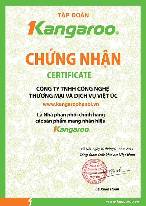 máy lọc nước kangaroo chính hãng
