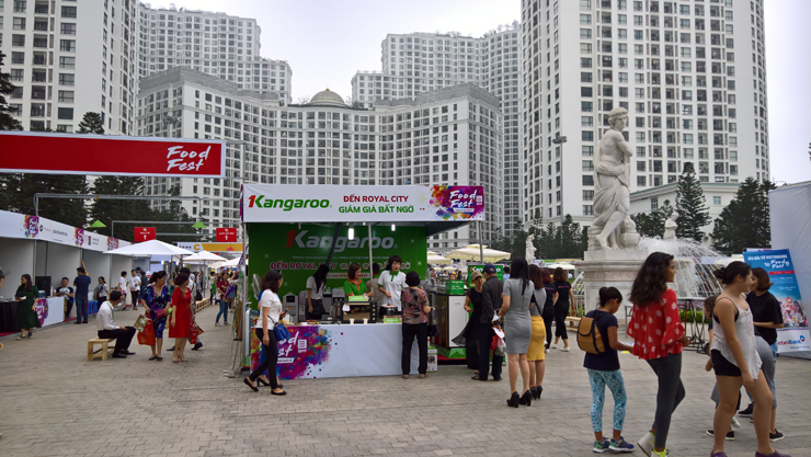 Gian hàng Kangaroo tại Foodfest 2017